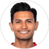 D. Vega, Attacker for Deportivo Saprissa