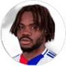 Prince Mbatshi, player for Olympique Lyonnais