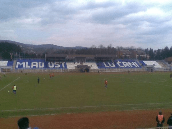 Mladost Stadium Lučani, home stadium of Mladost Lučani