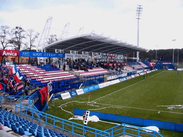 Stadion Amiki Wronki, home stadium of Lech Poznań II