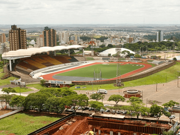 Estádio Regional Willie Davids, home stadium of Grêmio Maringá