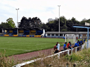 Stade Aimé Vachaudez, home stadium of RUS Binche