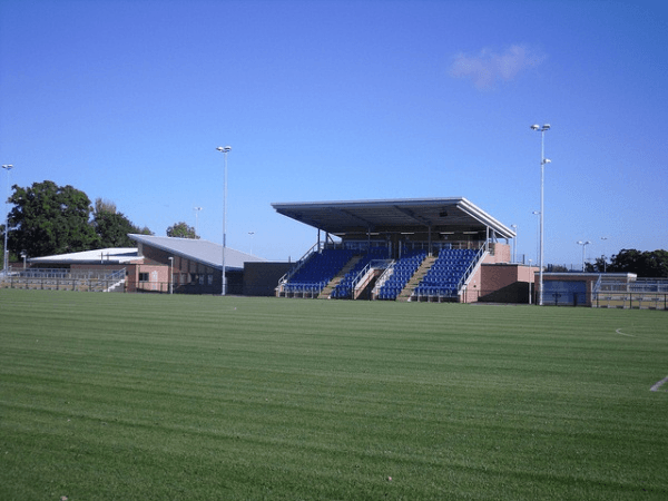 Snows Stadium, home stadium of AFC Totton