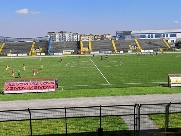 Stadio Alberto De Cristofaro, home stadium of Giugliano Calcio 1928