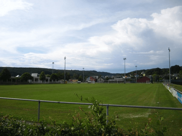 Stadion an der Trell, home stadium of Erpeldange