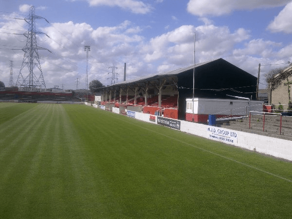 Stonebridge Road Stadium, home stadium of Ebbsfleet United