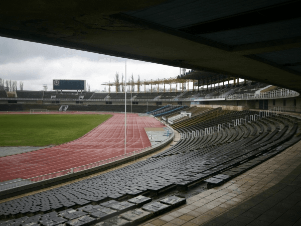 Plovdiv Stadium, home stadium of Lokomotiv Plovdiv II