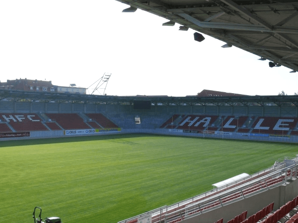 Leuna Chemie Stadion, home stadium of Hallescher FC