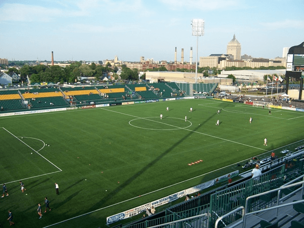 Marina Auto Stadium, home stadium of Flower City Union