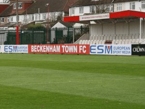 Eden Park Avenue, home stadium of Beckenham Town