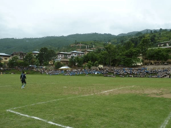 Lekeythang Football Field, home stadium of Ugyen Academy