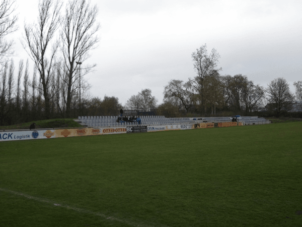 Sports field national border, home stadium of FC Türkiye Wilhelmsburg