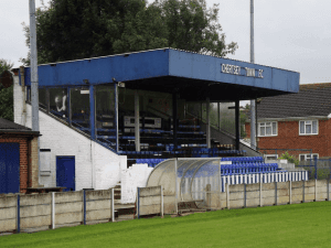 Alwyns Lane Football Ground, home stadium of Chertsey Town