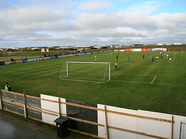 Brons völlurinn, home stadium of Reynir