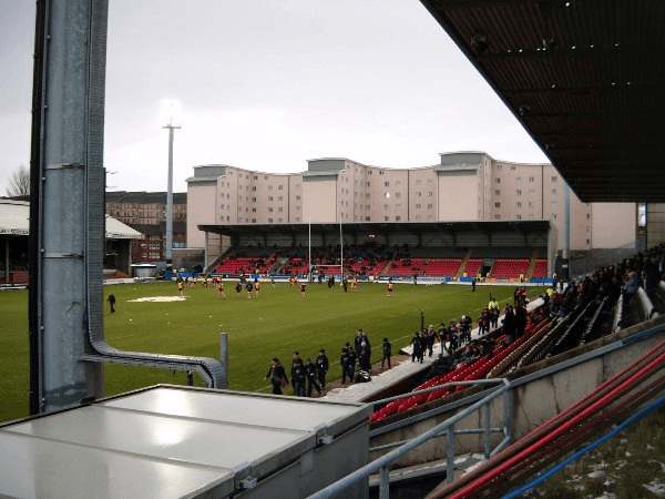 Firhill Stadium, home stadium of Partick Thistle