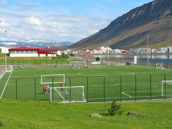 Kerecisvöllurinn, home stadium of Vestri