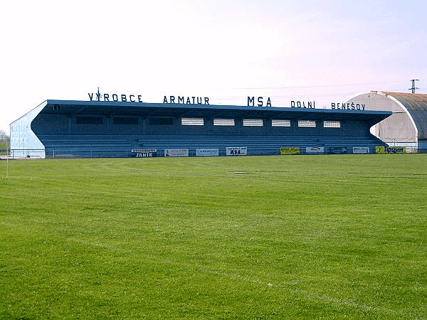 Stadion FC MSA Dolní Benešov, home stadium of Dolní Benešov
