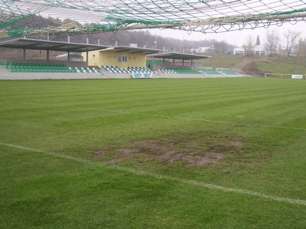 Stadion Zdeňka Fibicha, home stadium of Baník Souš