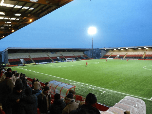 Albert Bartlett Stadium, home stadium of Airdrieonians