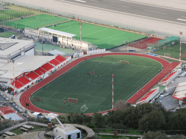 Europa Point Stadium, home stadium of Gibraltar