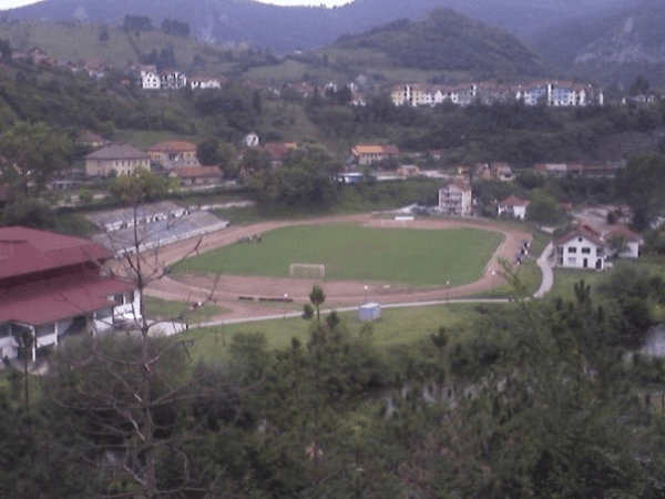 Gradski Stadion Drine, home stadium of Drina HE Višegrad