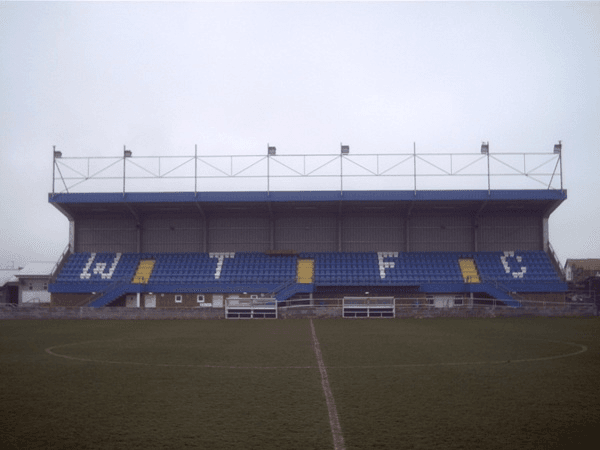 Towbar Express Stadium at the Turnbull Ground, home stadium of Whitby Town