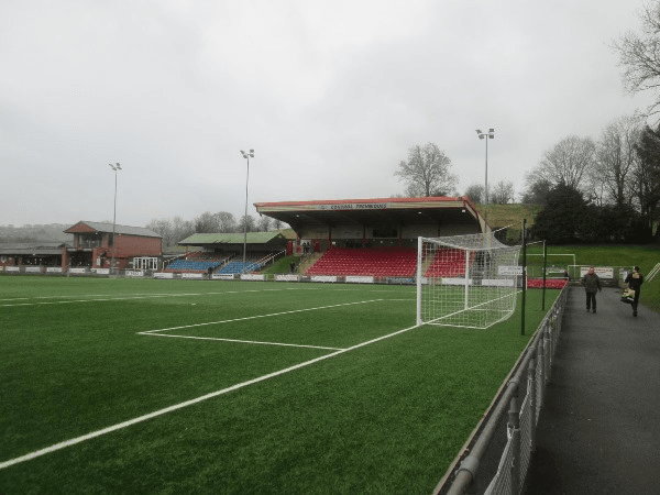 Latham Park, home stadium of Newtown