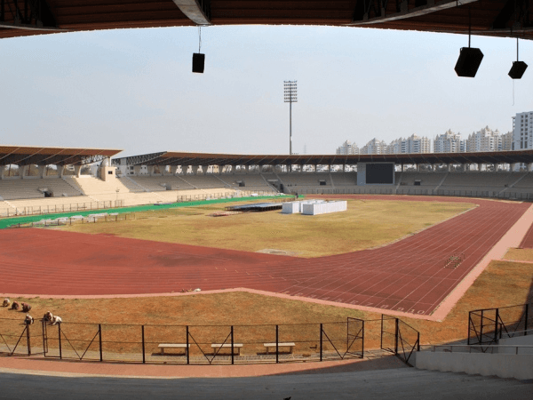 G.M.C. Balayogi Athletic Stadium, home stadium of Hyderabad