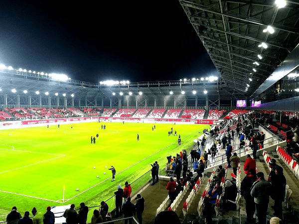 Sepsi Duna Aréna, home stadium of Sepsi