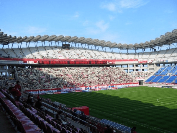 mercari Stadium, home stadium of Kashima Antlers