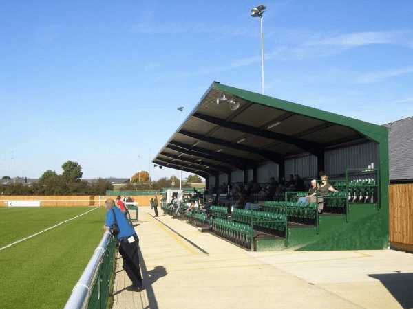 Langford Road, home stadium of Biggleswade Town