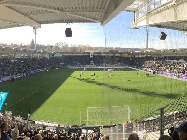 Eins Erzgebirgsstadion, home stadium of FC Erzgebirge Aue