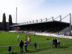 Sportplatz Donaufeld, home stadium of Fach-Donaufeld