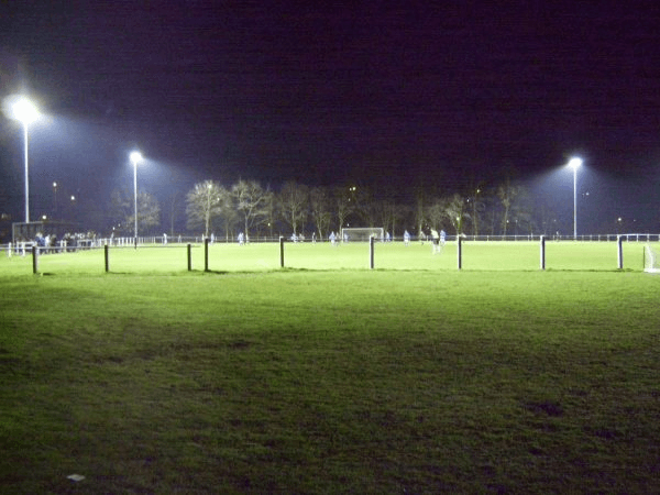 Rectory Meadow, home stadium of Hanworth Villa