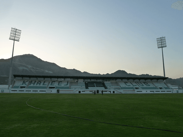 Saqr bin Mohammad al Qassimi Stadium, home stadium of Khorfakkan