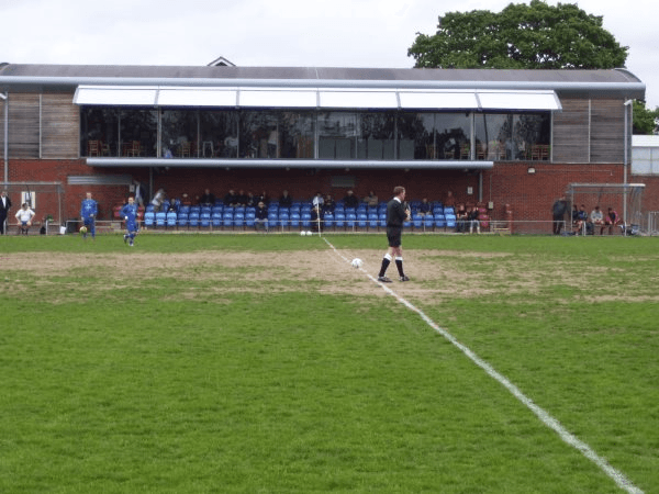 The New Defence, home stadium of Horley Town
