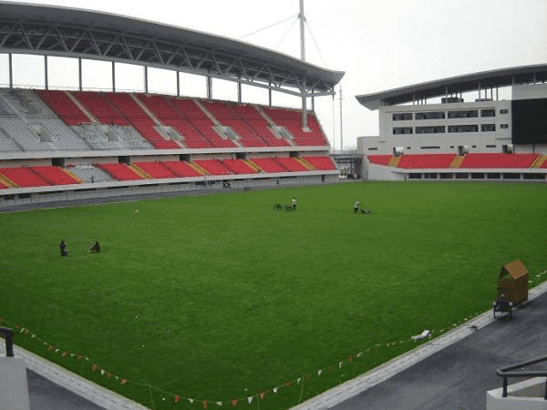 Jinshan Soccer Stadium, home stadium of Shanghai Shenxin