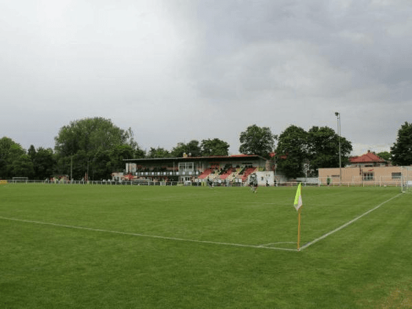 Stadion pod Husovými sady, home stadium of Rokycany