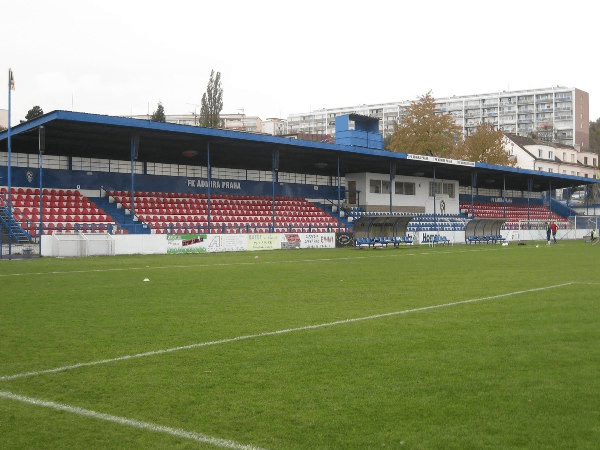 Stadion Na Pecích, home stadium of Admira Praha