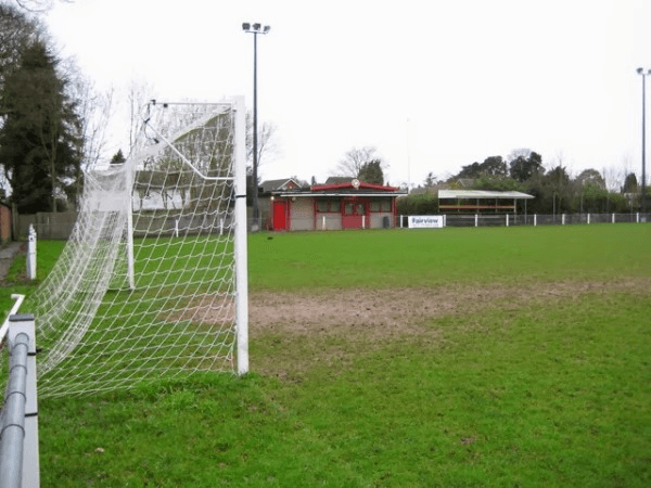 Chalk Lane, home stadium of Cockfosters