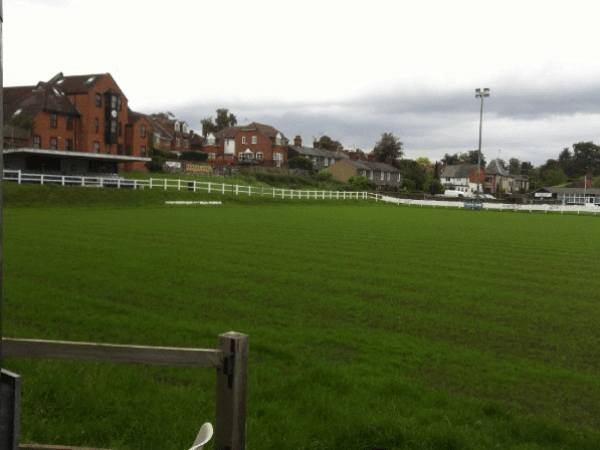 The Memorial Ground, home stadium of Farnham Town