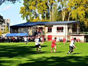 Château Vert, home stadium of Solières Sport