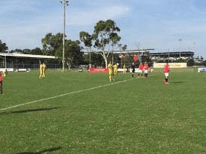 Arthur Edden Oval, home stadium of Lambton Jaffas
