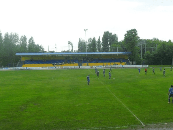 Stadion Mashynobudivnyk, home stadium of Tavriya