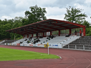 Schwabenstadion, home stadium of FC 1920 Gundelfingen