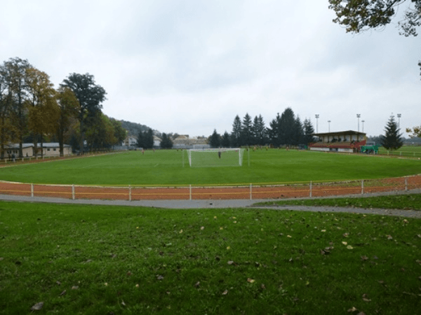 Štadión Kalinovo, home stadium of Baník Kalinovo
