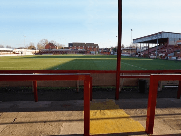 The J. Davidson Stadium, home stadium of Altrincham