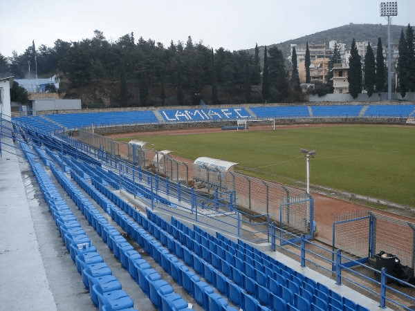 Dimotiko Athlitiko Kentro Lamias, home stadium of Lamia