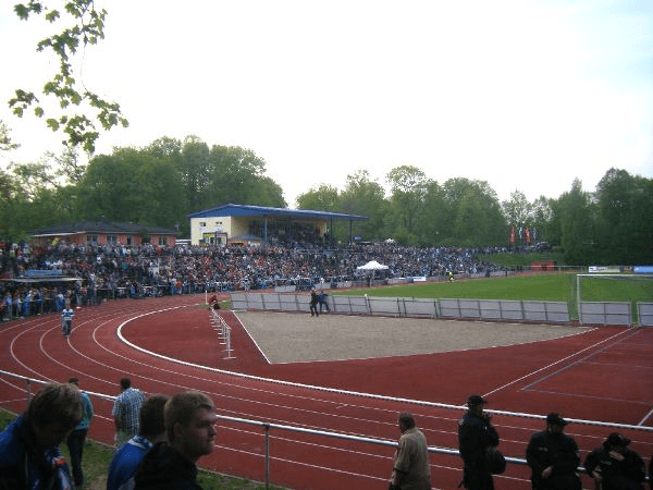 Parkstadion, home stadium of TSG Neustrelitz