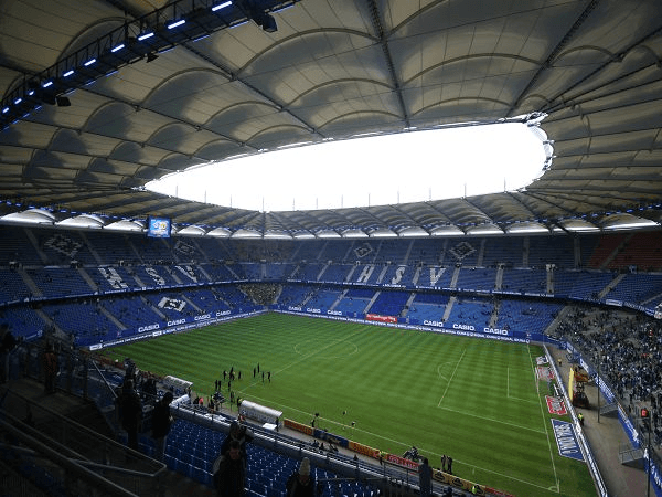 Volksparkstadion, home stadium of Hamburger SV